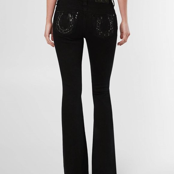 NWOT Miss Me Mid-Rise Flare Stretch Jean - Picture 2 of 16